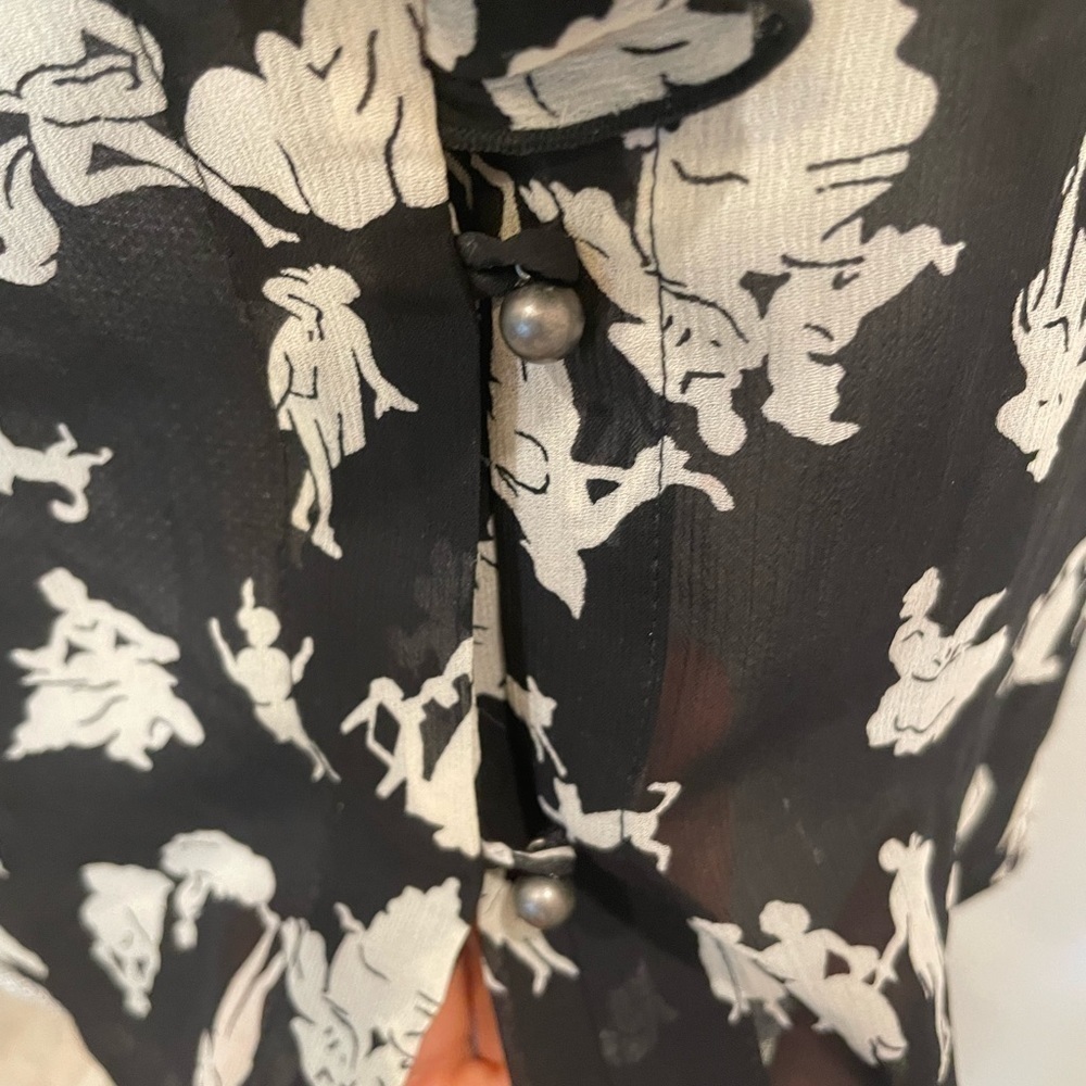 - Anthropologie chiffon top - Picture 4 of 6